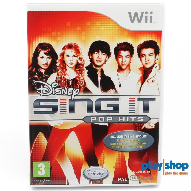 Disney sing it pop hits top wii