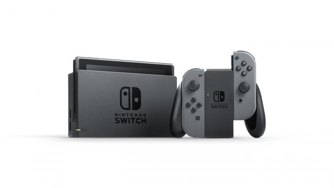 Nintendo Switch Konsol - Grå (2019 - Upgraded Version)