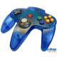 Clear Blue Nintendo 64 Controller - N64