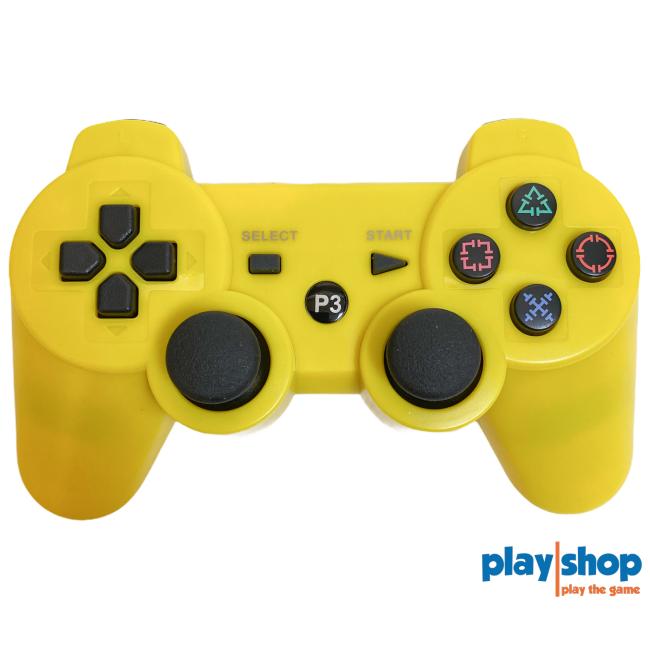 Gul PS3 controller | Trådløs til Playstation 3 Køb | 2023