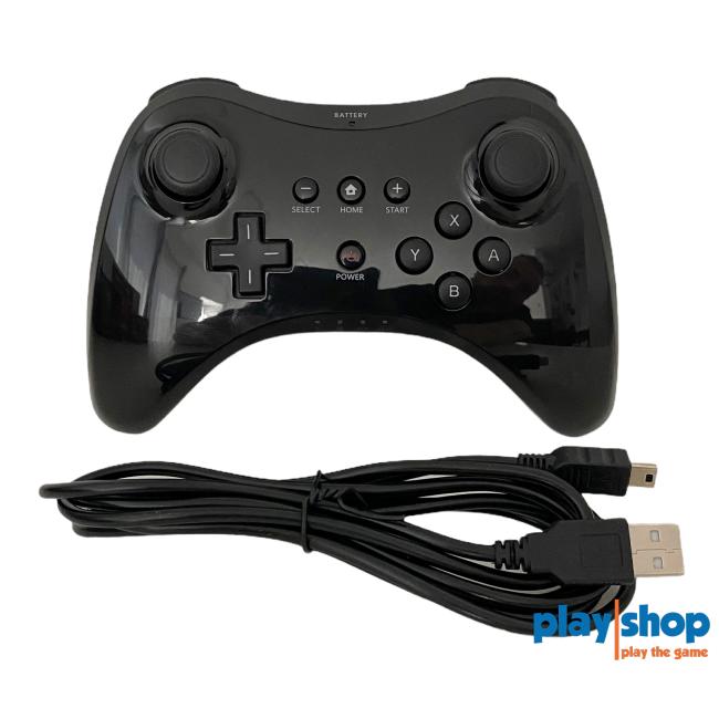 Wii U Pro Controller - Black - Nintendo Wii U