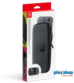Nintendo Switch - Carrying Case and Screen Protector - Black
