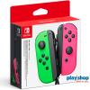 Nintendo Switch Joy Con Controller Pair - Neon Green / Neon Pink (L + R)