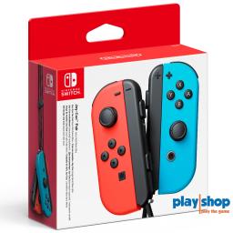 Nintendo Switch Joy Con Controller Pair - Neon Red - Neon Blue