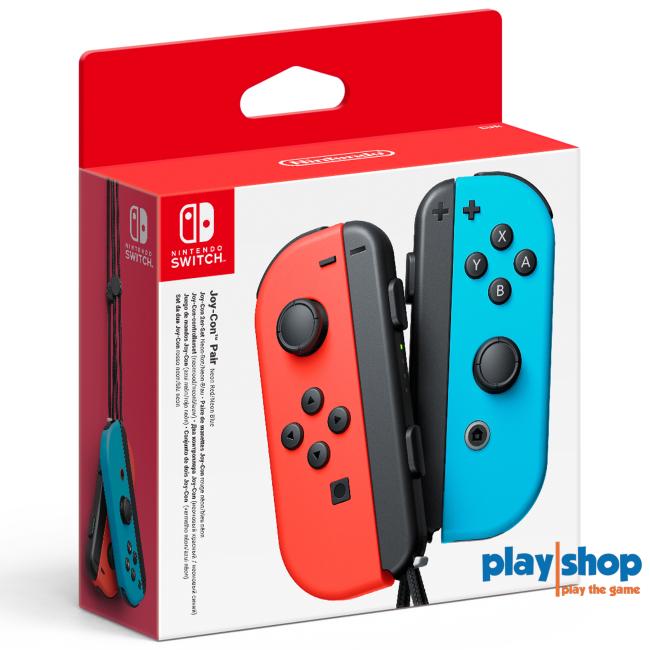 Nintendo Switch Joy-Con Controller Pair - Neon Red - Neon Blue