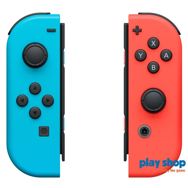 Nintendo Switch Joy Con Controller Pair - Neon Red - Neon Blue