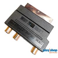 Scart adapter med switch