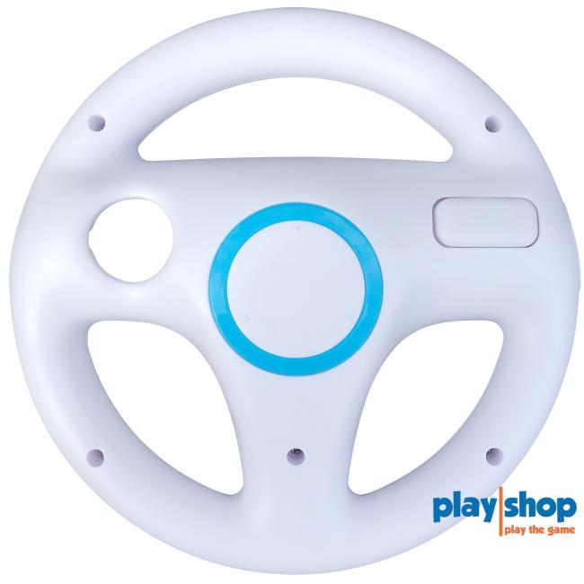 Hvid Wii Game Racing Wheel - Nintendo Wii