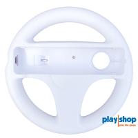 Hvid Wii Game Racing Wheel - Nintendo Wii