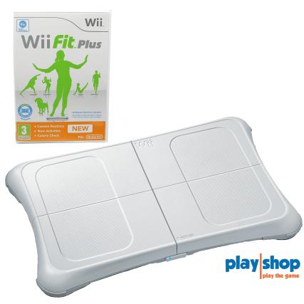 Trampe Spiller skak Beroligende middel Wii balance board + Wii Fit Plus - Original Nintendo Wii » Køb her