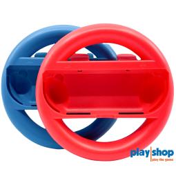 Switch Racing Wheel rat i neonblå og neonrød til Nintendo Switch