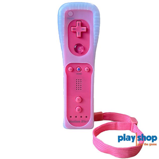 Pink Nintendo Wii Motion Plus + Pink Nunchuck Controller