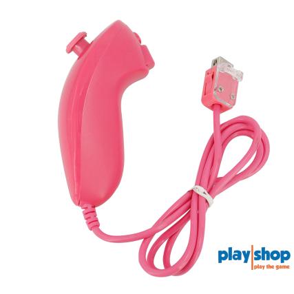 Pink Nintendo Wii Motion Plus + Pink Nunchuck Controller