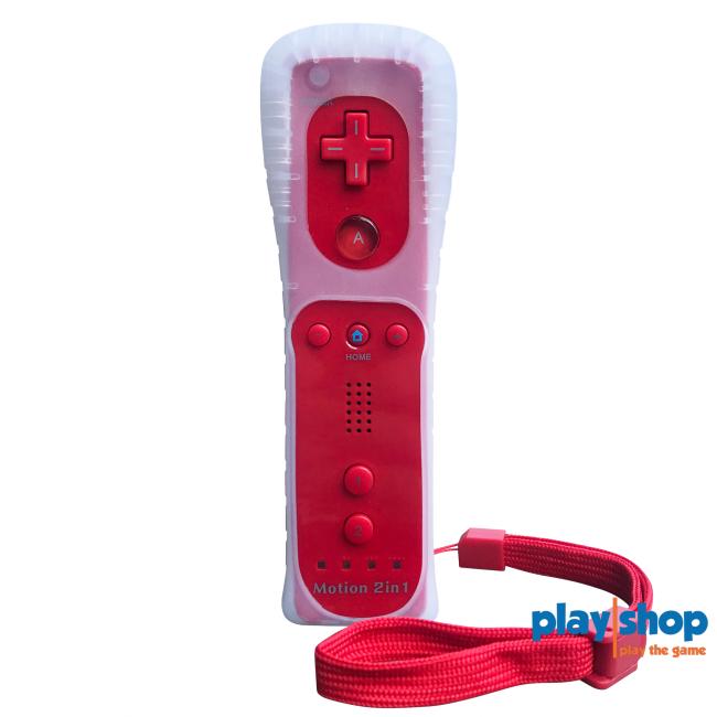 Rød Nintendo Wii Motion Plus + Rød Nunchuck Controller