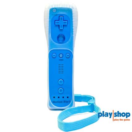 Lyseblå Nintendo Wii Motion Plus + Lyseblå Nunchuck Controller