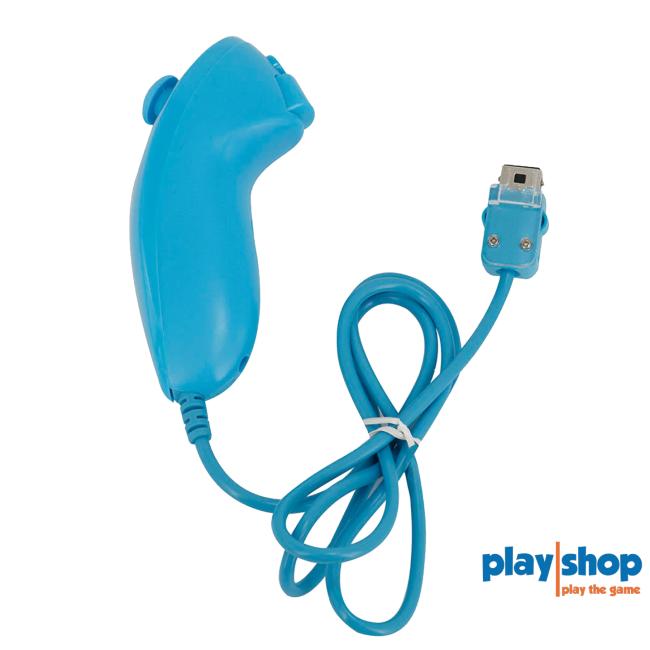 Lyseblå Nintendo Wii Motion Plus + Lyseblå Nunchuck Controller