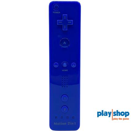 Wii Controller - Motion 2i1 - Blå - til Nintendo Wii og Wii U