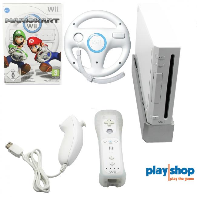 Nintendo Wii Mario Kart konsolpakke