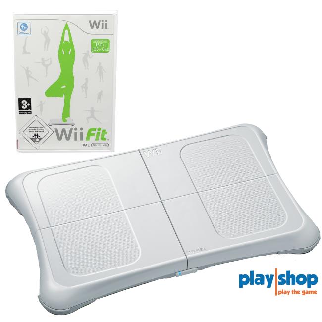 Wii balance board (med kosmetiske fejl) inkl Wii Fit - Original Nintendo Wii