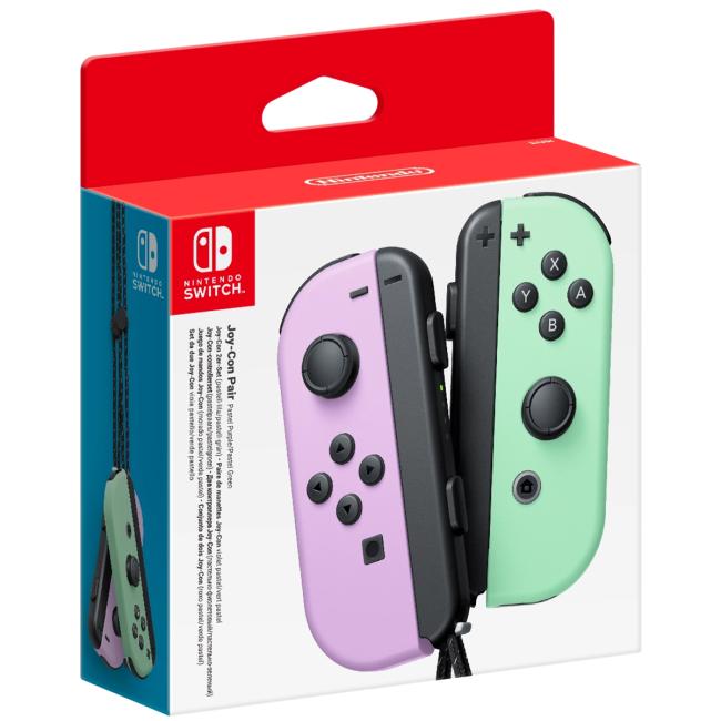 Joy Con Pair Pastel Purple/Pastel Green - Nintendo Switch