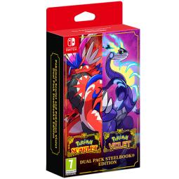Pokemon Scarlet and Pokemon Violet Dual Pack SteelBook Edition - Nintendo Switch