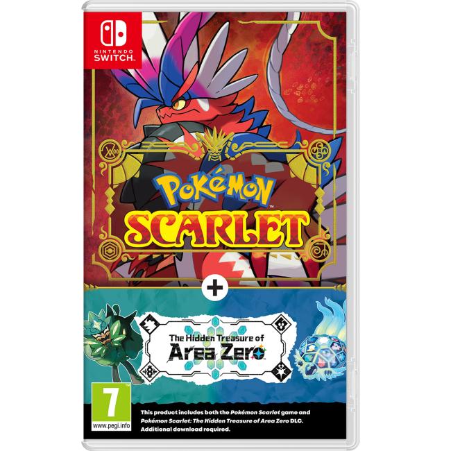 Pokemon Scarlet + The Hidden Treasure of Area Zero - Nintendo Switch