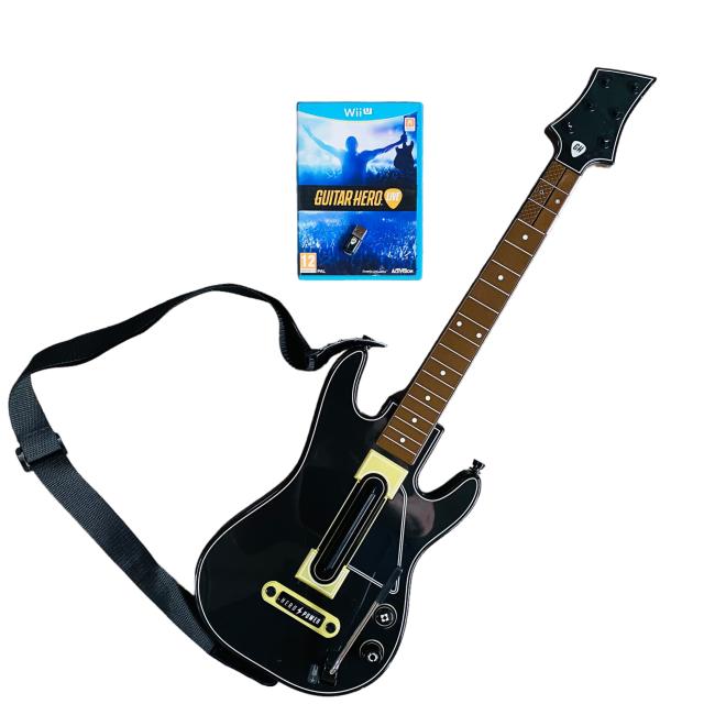 Wii U Guitar Controller + Guitar Hero Live - Nintendo Wii U 