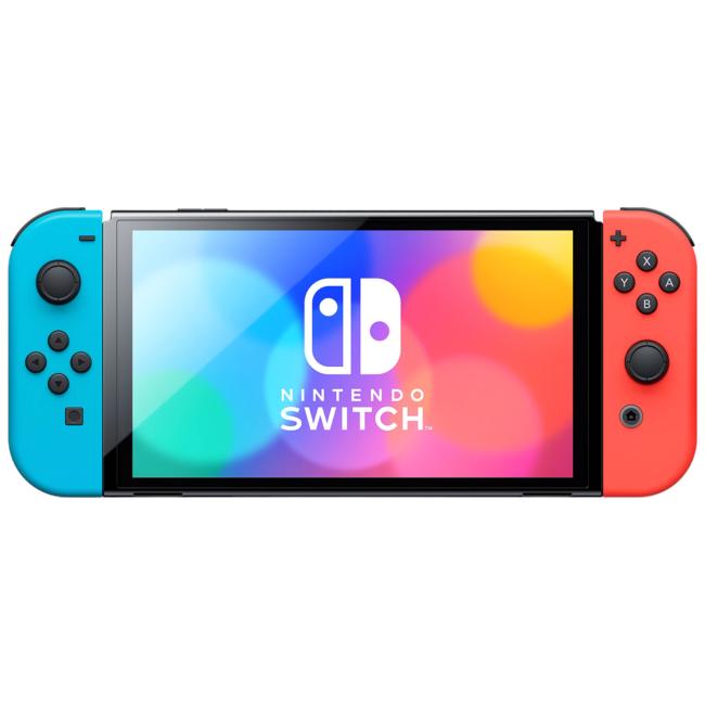 Nintendo Switch OLED Model - Neon Red/Neon Blue