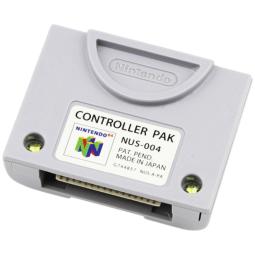 N64 Controller Pak - Memory Card - Original Nintendo 64