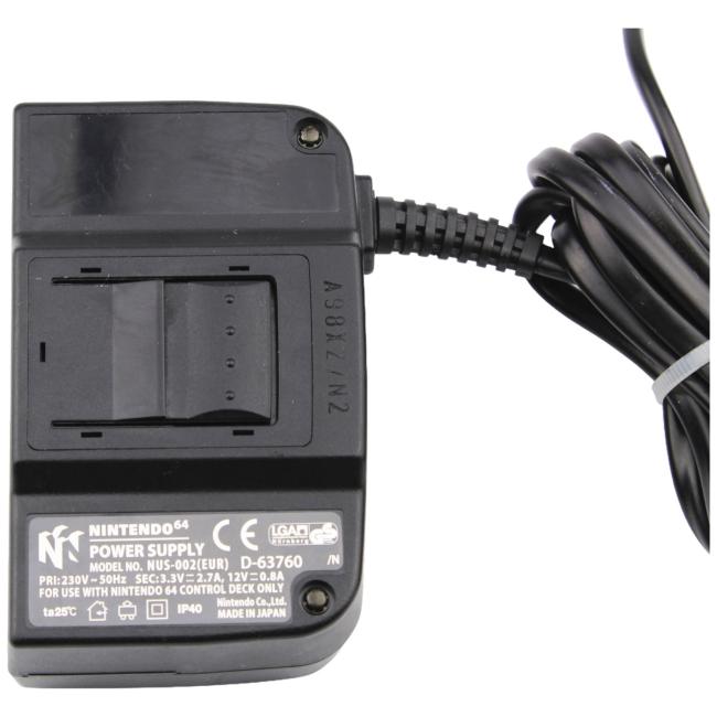N64 Strømforsyning - Original Nintendo 64 - Power Supply