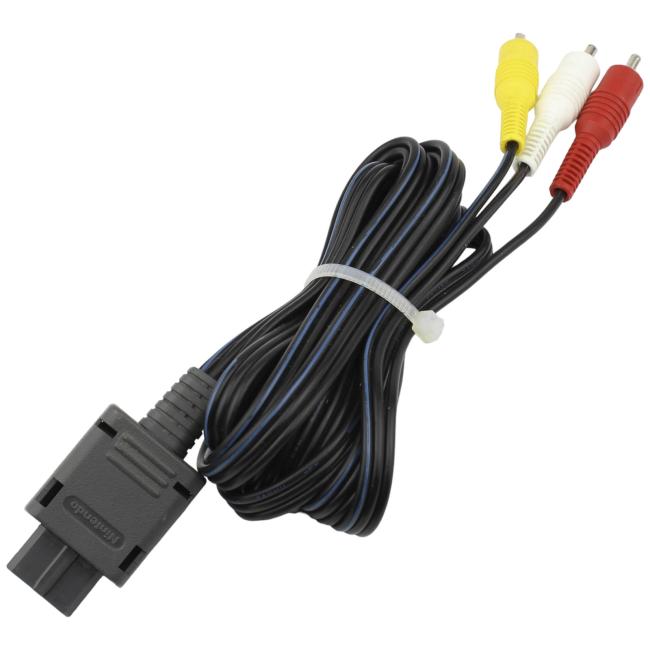 Video kabel - AV kabel - Original Nintendo- Composite RCA - N64 - SNES - Gamecube