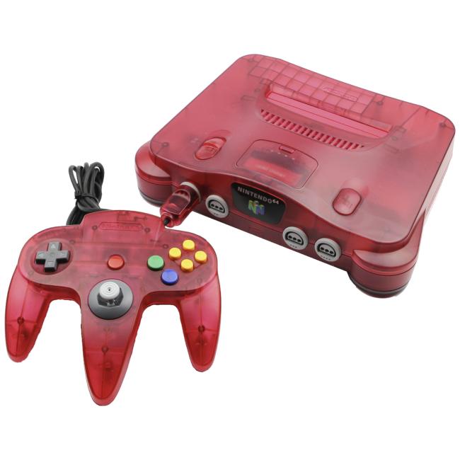 Watermelon Red Nintendo 64 konsol - Funtastic Color - N64