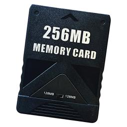 PS2 Memory Card - Black - 256 MB - Playstation 2