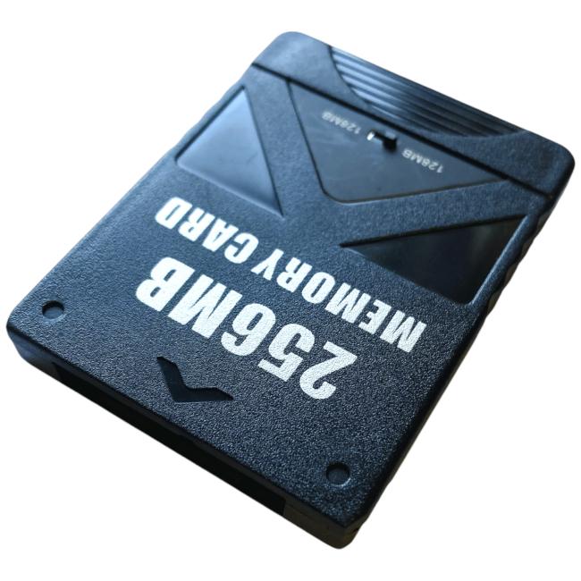 PS2 Memory Card - Black - 256 MB - Playstation 2
