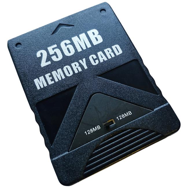 PS2 Memory Card - Black - 256 MB - Playstation 2