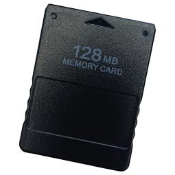 PS2 Memory Card - Black - 128 MB - Playstation 2