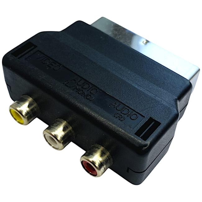 Scart adapter N64 - Sort - Original Nintendo 64