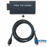 Playstation 2 - Slim edition - Black - PS2 konsol pakke