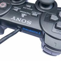 PS2 controller - Dualshock 2 - Sort - Original Sony - Playstation 2