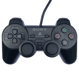 PS2 controller - Dualshock 2 - Sort - Original Sony - Playstation 2