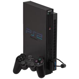 Playstation 2 - FAT edition-  Black - PS2 konsolpakke