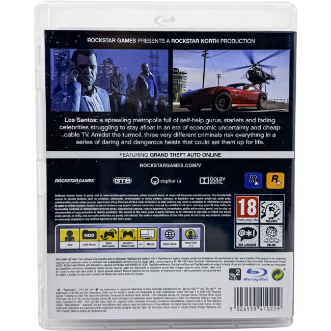 Grand Theft Auto V - Playstation 3 - PS3