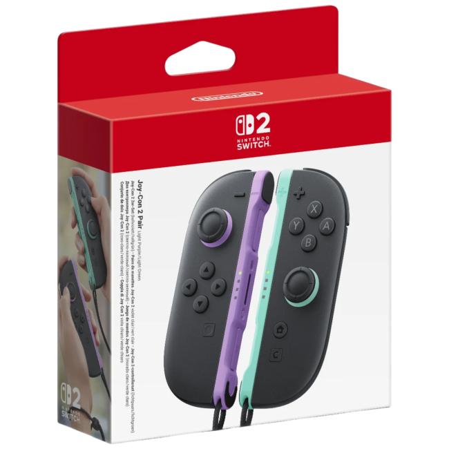Joy-Con 2 Pair - Light Purple / Light Green - Nintendo Switch 2