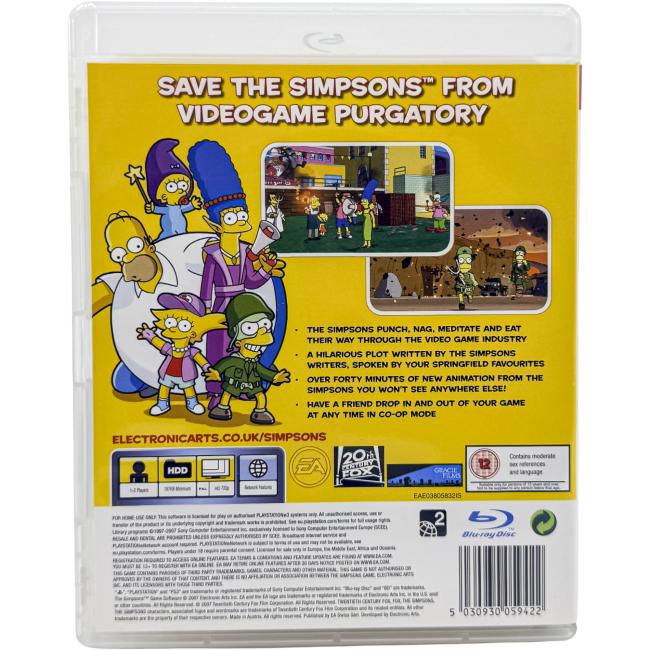 The Simpsons Game - Playstation 3 - PS3