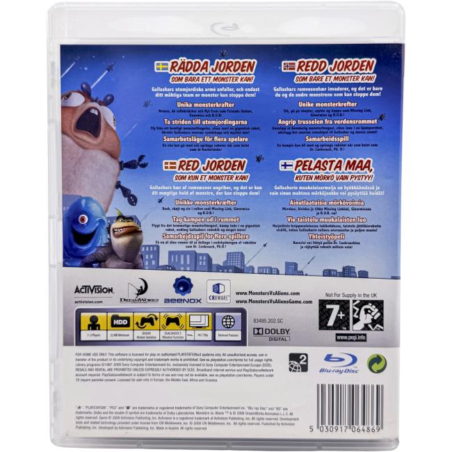 Monsters vs. Aliens - Playstation 3 - PS3