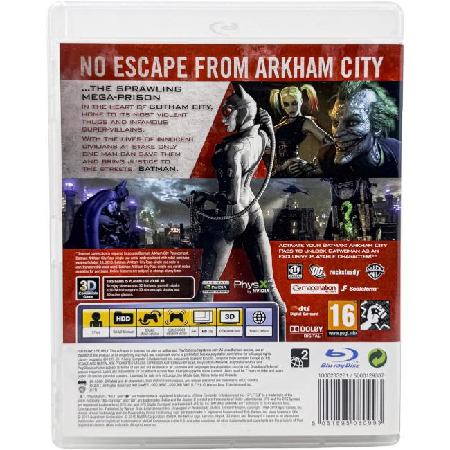 Batman: Arkham City - Playstation 3 - PS3