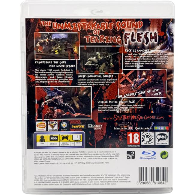 Splatterhouse - Playstation 3 - PS3