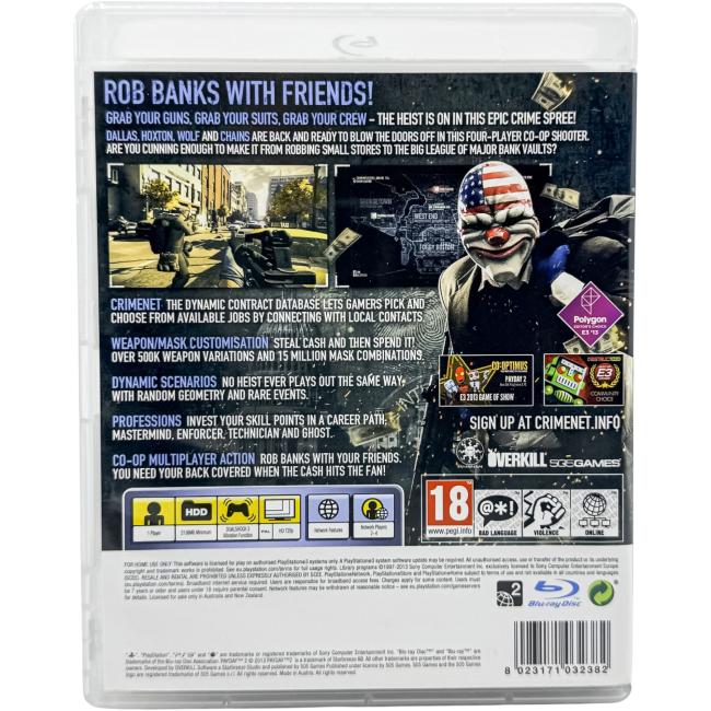 Payday 2 - Playstation 3 - PS3