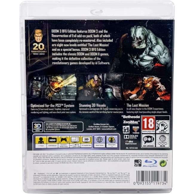 Doom 3 BFG Edition - Playstation 3 - PS3