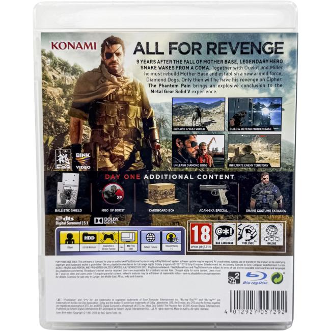 Metal Gear Solid V: The Phantom Pain - Playstation 3 - PS3